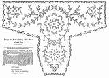 Bonnet Patterns Baby Embroidery Meggiecat Sewing Vintage sketch template