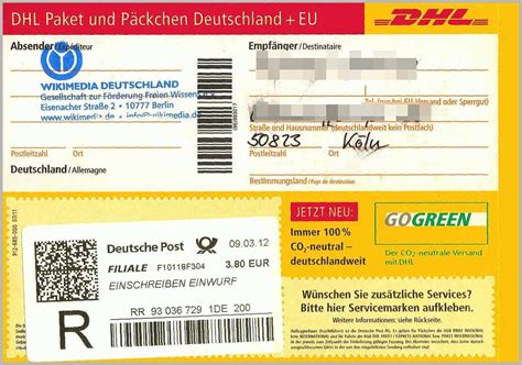 unglaublich file paketaufkleber deutsche post als einwurf bibliothek