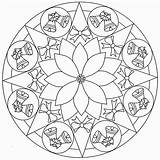 Coloring Mandala Pages Winter Popular sketch template