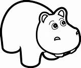 Hippo Line Clipart Svg sketch template