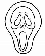 Ghostface Jason Freddy Krueger Screaming Clipartmag Clipartbest Seasonal Printout Dragoart sketch template