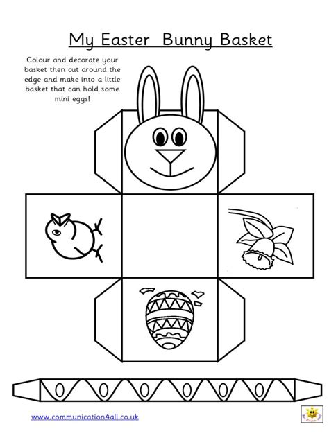 printable easter egg basket templates  printable