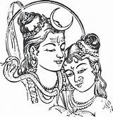 Hindu Coloring Pages Drawing Gods Mandala God Getcolorings Print Getdrawings Printable sketch template