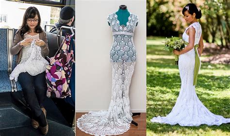 Talented Diy Bride Makes Her Own Wedding Dress For Only 30 Character