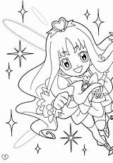 Cure Precure Heartcatch Toei Minitokyo Kurumi Erika Series Zerochan sketch template