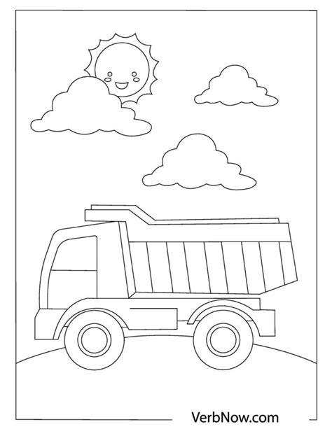 trucks coloring pages   printable