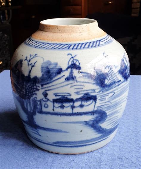 antieke chinese gemberpot steengoed china  eeuw catawiki