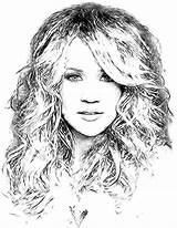 Carrie Underwood Drawing Shirt Off sketch template