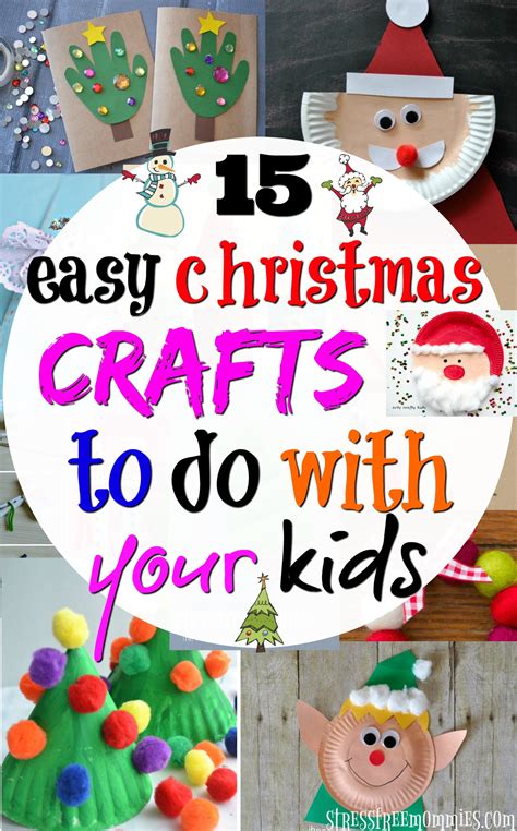 easy  fun christmas crafts     kids