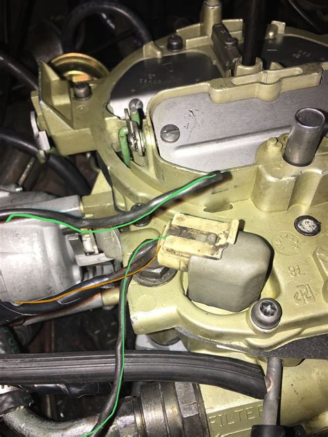 fixing carburetor wiring