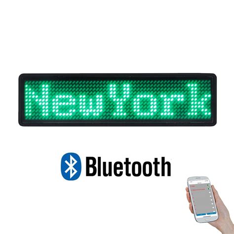 multi language led badge bluetooth programmable advertising led light mini led display  colors