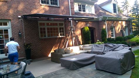 week dean installed  retractable awning  armonk ny  haven awning
