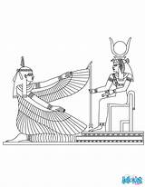 Coloring Egyptian Goddess Isis Maat Egypt Pages Ancient Gods God Deity Sekhmet Colouring Arte Books Egipcio Para Egipto Pintar Dibujos sketch template