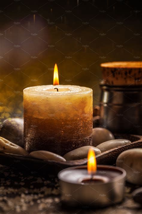 burning candles  spa candle  alternative beauty