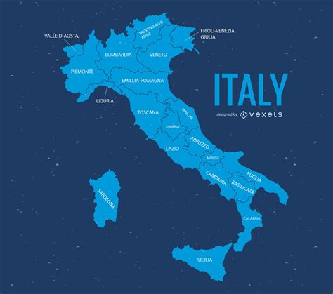 Ilustración De Mapa De Italia Descargar Vector