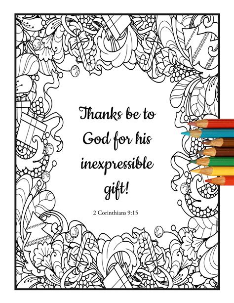 corinthians  bible verse coloring sheet christmas etsy