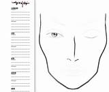 Template Blank Maquiagem Croqui Facechart Everyone Mugeek Vidalondon Before Besuchen Augen Gesicht sketch template