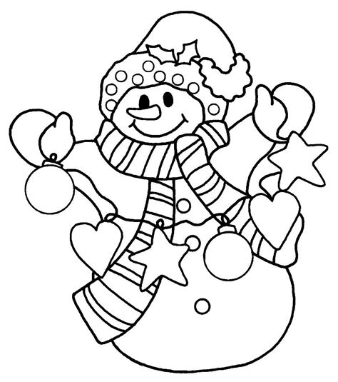 christmas snowman coloring pages pictures snowman coloring pages