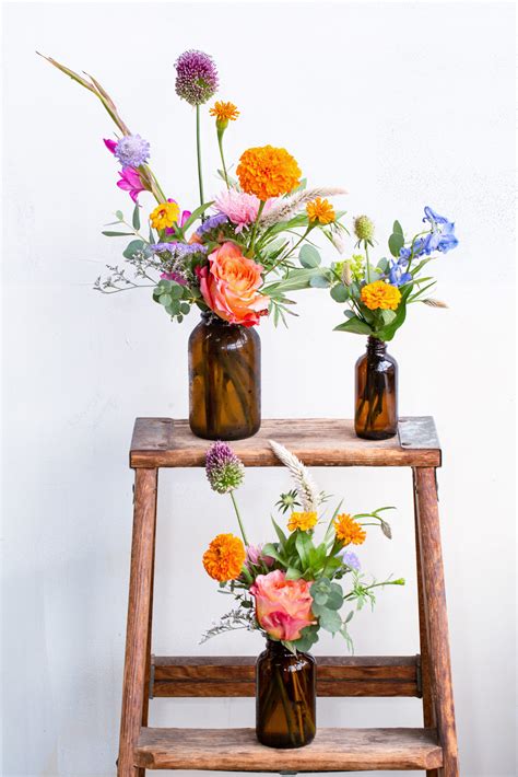wildflower bud vases stems brooklyn