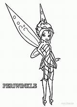 Coloring Pages Tinkerbell Periwinkle Fairy Disney Popular Fairies sketch template