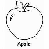 Apple Coloring Pages Printable Fruits Worksheets Big Little Kids Picking Template Ones Veggies Top Single Tree Teacher Categories 230px 72kb sketch template