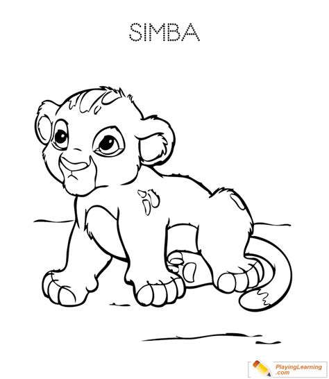 coloring pages  lion cubs coloring walls