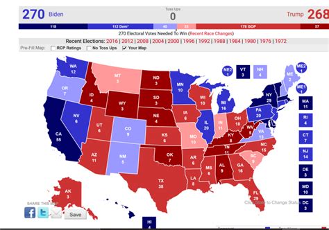 biden  trump  electoral college maps  biden win heavycom