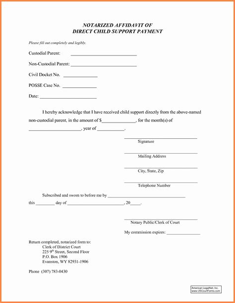 child support letter  mortgage cover letters samples