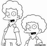 Flanders Simpsons Desenho Personnage Personagens Páginas sketch template