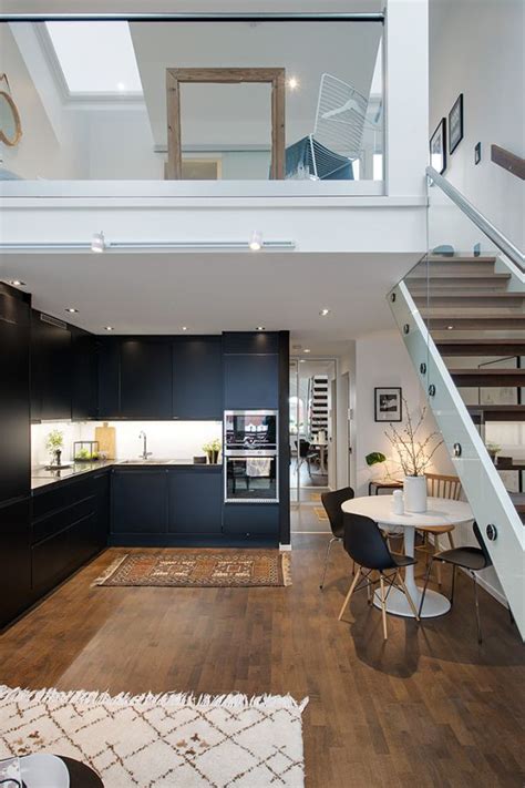 modern swedish maisonette   charming upstairs bedroom