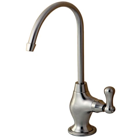 kingston brass ksal restoration cold water filtration faucet satin nickel