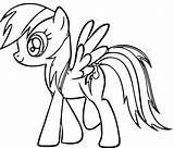 Rainbow Dash Coloring Pages Printable sketch template
