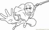 Avatar Coloring Aang Legend Pages Last Airbender Pdf Color Coloringpages101 Cartoon sketch template