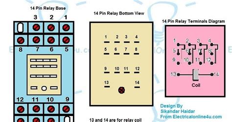 pin relay base wiring diagram finder  pin relay diagram electricalonlineu