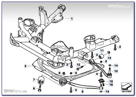 bmw  front suspension diagram
