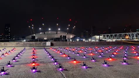 londons huge  years drone light show dronedj