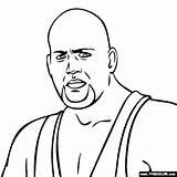 Wwe Coloring Pages Show Big Kane Drawings Thecolor sketch template