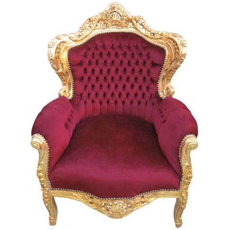 big armchair grand baroque style armchair white faux leather