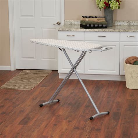 household essentials steel top ironing board  iron rest walmartcom
