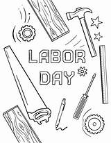 Labor Coloring Pages Printable Worksheets Coloringcafe Color Kids Adult September Grade Themes sketch template