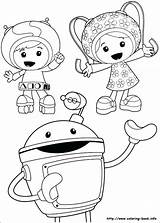Umizoomi Team Pages Coloring Print Getcolorings sketch template