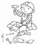 Construction Coloring Hat Worker Pages Getcolorings Printable Color sketch template