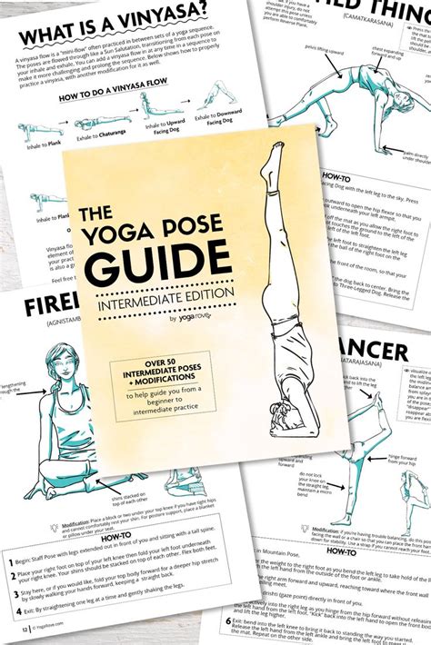 yoga pose guide intermediate edition  book   yoga