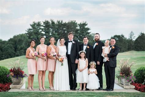 sophisticated colorful wedding  allegheny country club bianca