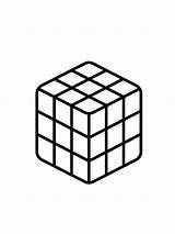 Cubo Rubik Kubus Vector Rubiks Kleurplaat Kostka Kolorowanka Rubika Colorat Kolorowanki Leukekleurplaten Editabili Colpi Vettore Icona Segno Fondo Dibujosparaimprimir Cubul sketch template