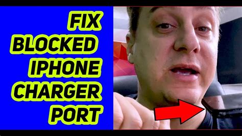 clean iphone charging port  tools required youtube