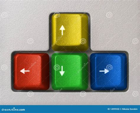 multicolored arrows computer keyboard stock photo image  commerce keyboard