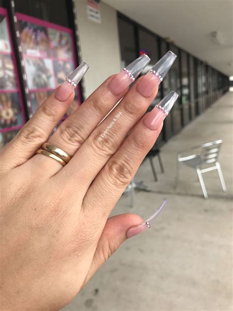 pin  kikislim  evon nails spa diamond nails fashion nails