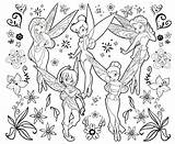Coloring Pages Tinkerbell Tinker Bell Printable Everfreecoloring Print Fairy sketch template