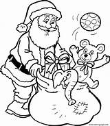 Pages Claus Santa Coloring Cute Getcolorings sketch template
